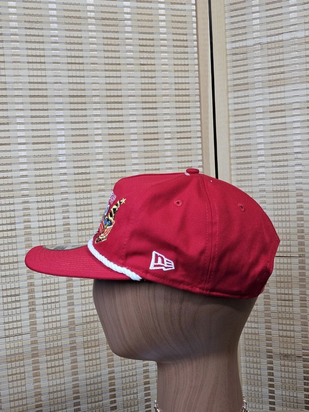 New Era The Golfer 25 Claus North Pole Racing Red Snapback Hat NWT